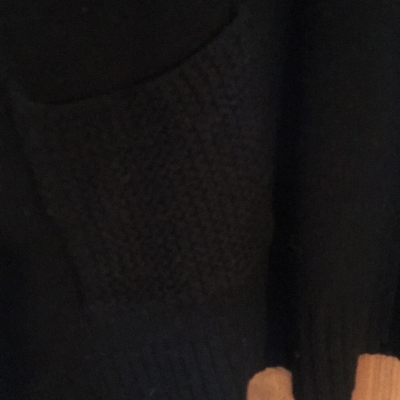 Long, black, cowl neck sweater - Picture 3 of 5